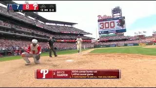 Bryce Harper - 300th Home run. August 30th, 2023 (Phillies vs Angels)