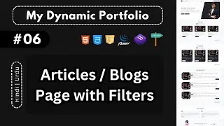 Responsive Articles or Blogs Page | Build Portfolio Website Html CSS JavaScript Bootstrap