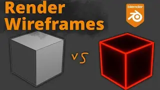 Blender - Render Wireframes 3 Different Ways