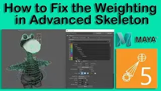 How to Fix the Weighting In Advanced Skeleton