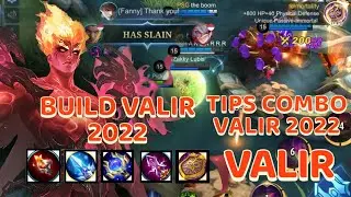 Tips Combo Valir & Build Valir Gameplay | Valir Best Build 2022 | Build Top 1 Global Valir - MLBB