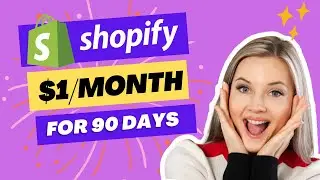 Shopify Free Trial | How to get 90 Day Free Trial $1 Per Month