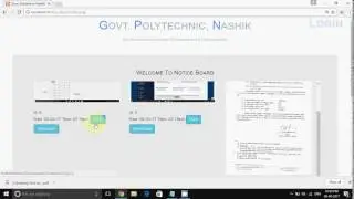 Notice Board in php project