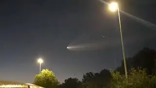 SpaceX Falcon 9 Rocket launch from Tidewater in Virginia