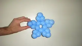 Звезда из одного шарика
