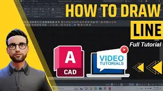 How to draw a Line in AutoCAD - Full Tutorial