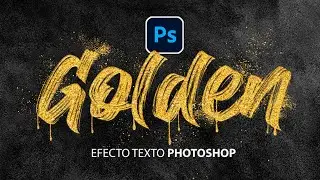 Efecto de texto de pincel en photoshop