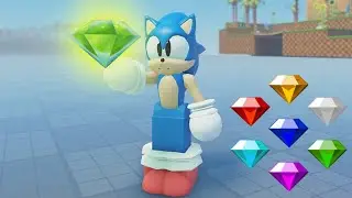 SONIC DEPARTURE *How to get ALL Chaos Emeralds and Badges* Roblox