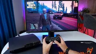 PS3 Slim On 27" 1440p ELED Gaming Monitor- GTA 5 Story Mode POV