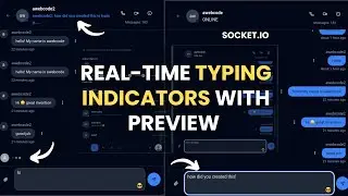 Real-Time Typing Indicators & Message Previews with Socket.IO | Next.js + Express.js | AWebCode