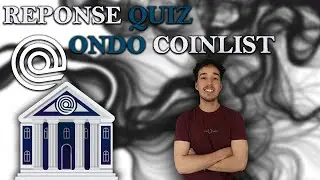 QUIZ ANSWER COINLIST ONDO TOKEN - REPONSE QUIZ ONDO POUR COINLIST - TOKEN SALE COINLIST 2022