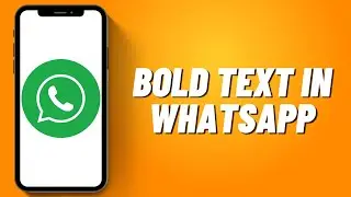 How to Bold Text in Whatsapp iPhone (2023)