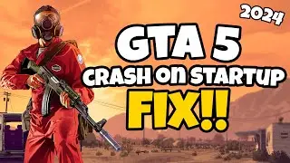 How To Fix GTA 5 Crash on Startup in 2024 | GTA V Crash Startup Fix