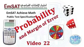 EmSAT Math Probability and Margin of Error