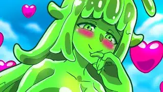 Falling in love with Slime Girl 😍 Minecraft Animation