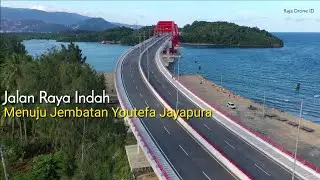 Mulusnya Jalan Raya Penghubung Kota Jayapura dan Jembatan Youtefa Papua