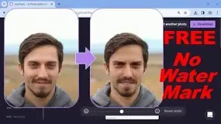 Change facial expression in photo for free online using AI no watermark 2024