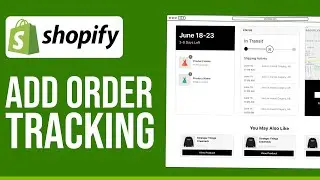 How To Add Order Tracking Page On Shopify 2023