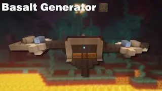 Compact Easy To Build Basalt Generator | Minecraft 1.16