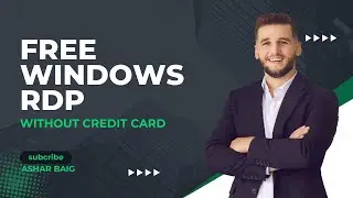 How to create a Windows Rdp for free without Credit Card | Free Windows Server | Free RDP | Free VPS