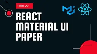 React material UI tutorial 22: Paper component || Material UI tutorial