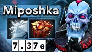 Мипошка на Личе, очень сильный саппорт! - Miposhka Lich 7.37 DOTA 2