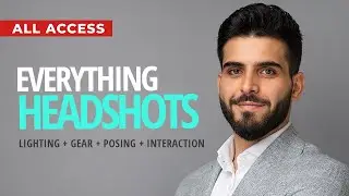 Headshots BTS: Setup, lighting and posing