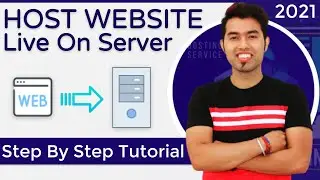 🔴 Connect Domain with Hosting & Upload Your Website to Live Server using hPanel in Hindi 2022