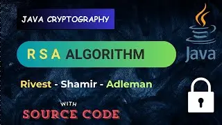 RSA encryption and decryption algorithm in java