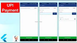 UPI payment in the flutter app | flutter payment screen | UPI screen design