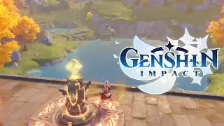 COMO bajar el nivel del agua - Secreto Montaña Dunyu [Gameplay] Genshin Impact