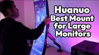 Huanuo Single Monitor Mount: Best Gas Spring Mount for Ultrawide Monitors