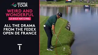 Crazy Golf Moments ft. Bridge Shot, Water Danger | 2024 FedEx Open De France