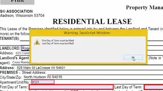 How to validate Form fields before print the PDF Form.