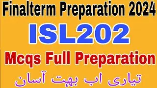 ISL202 Final term Preparation 2024\\ISL202 Final term preparation 2024\\Isl202 finalterm preparation