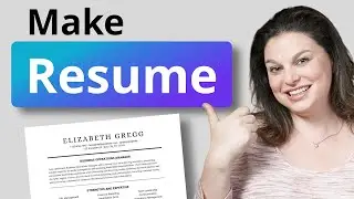 How to Make Resume and CV in Canva - Tutorial