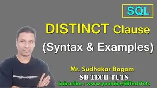 Distinct Clause in SQL | Distinct in SQL with Syntax and Example | SQL Queries | DBMS