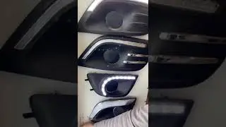 🔝Рамки ПТФ LADA Largus с встроенными ДХО с бегающим повторителем❗️ Фирма 