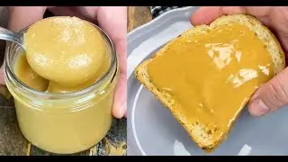 Homemade peanut butter: ready in 5 minutes!