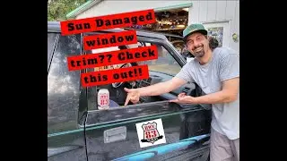 Window Scraper Replacement Option!  Outer Glass Trim - GEO TRACKER SUZUKI SIDEKICK 