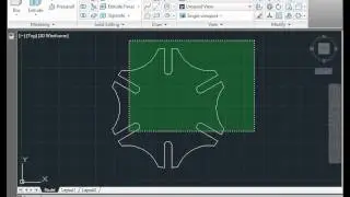 AutoCAD Tutorial - basic training -  how to build a gear