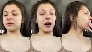 Leah Gotti sad and angry 