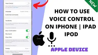 How To Use Voice Control On Iphone, Ipad ,ipod Touch || Enable Voice Control On Apple Device’s