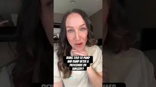 Breastfeeding + getting surgery/medical procedure? 