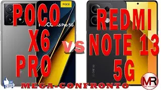 Poco X6 Pro 5G VS Redmi Note 13 5G: Il mostro per prestazioni contro l'entry level 5G