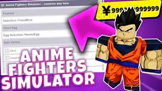 Anime Fighters Simulator Script/Hack (Autofarm, AutoBuy Eggs, Infinite Yen)