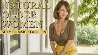 Natural Older Women Over 60 - Sexy Mature Women In Summer Outfits 💛 44