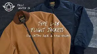 Iron Heart Type L-2B Flight Jackets | 17oz Cotton Duck & 4.4oz Nylon