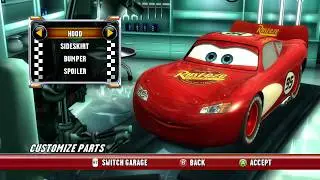 Cars: Race-O-Rama: Every Tuning Part and version of Lightning McQueen