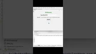 Dictionary using Python Tkinter (Free source code) 